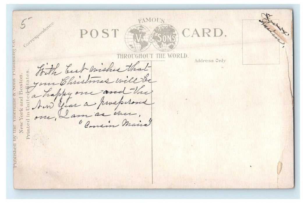 c1913 Hingham Church, Hingham, Massachusetts MA Antique Posted Postcard