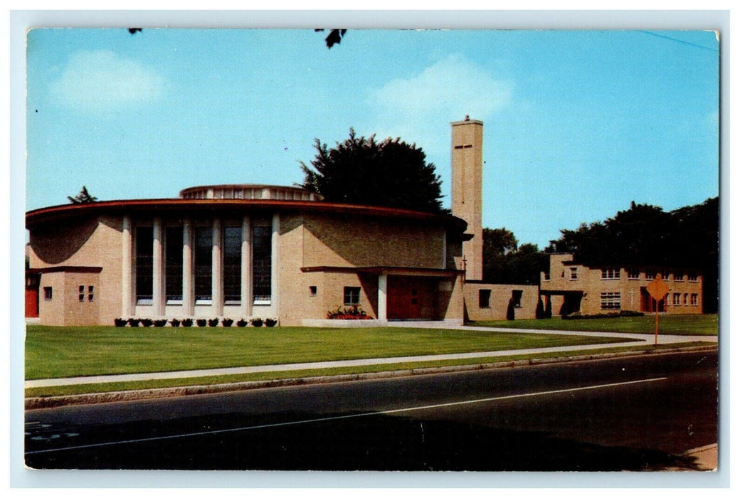 c1950 Church of the Blessed Sacrament Holyoke, Massachusetts MA Postcard