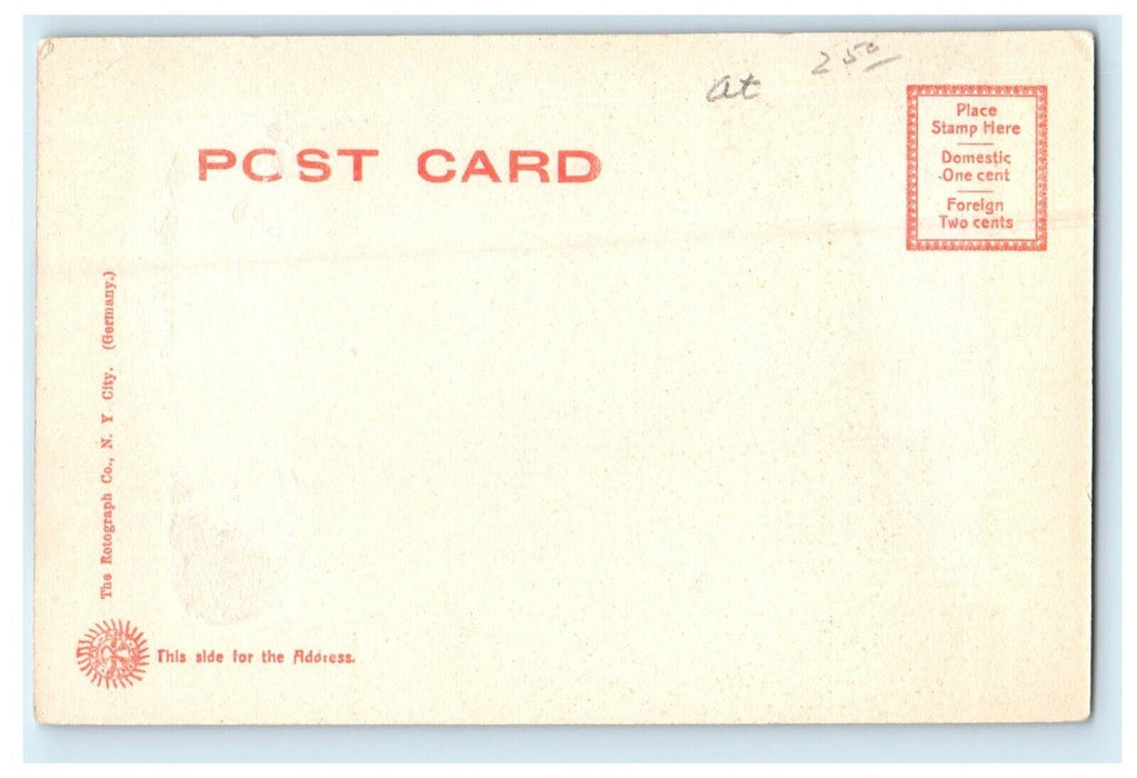 c1905 Alpha Delta Phi Fraternity Ithaca New York NY Rotograph Postcard