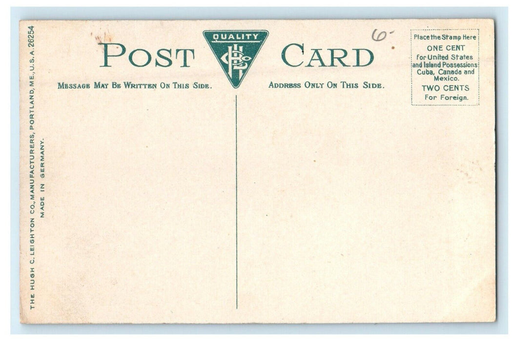 c1910's Old Dutoh Reformed Church Leeds Near Catskill New York NY  Postcard