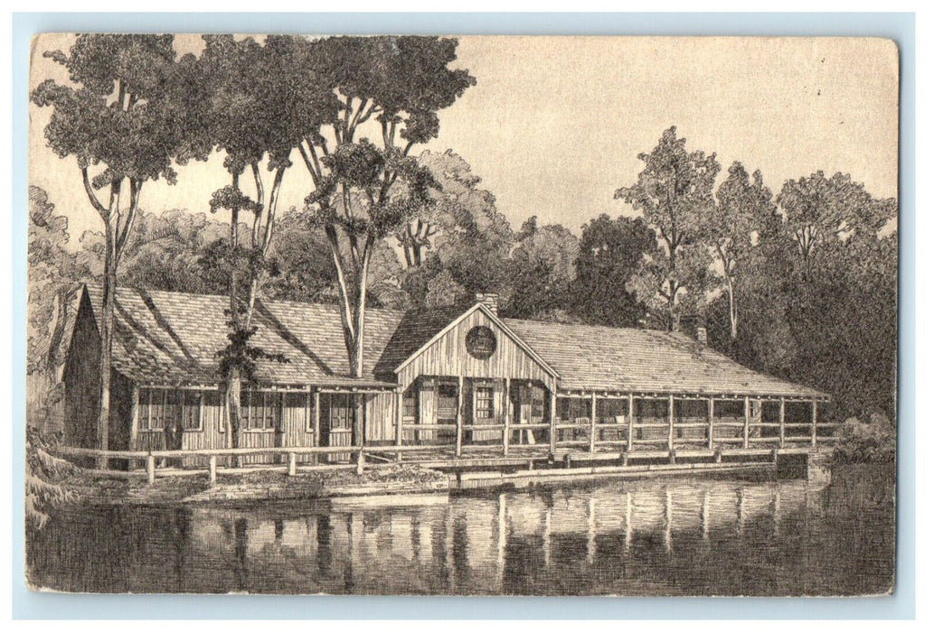 1961 The Old Mill Restaurant and Gift Shop Westminster Massachusetts MA Postcard