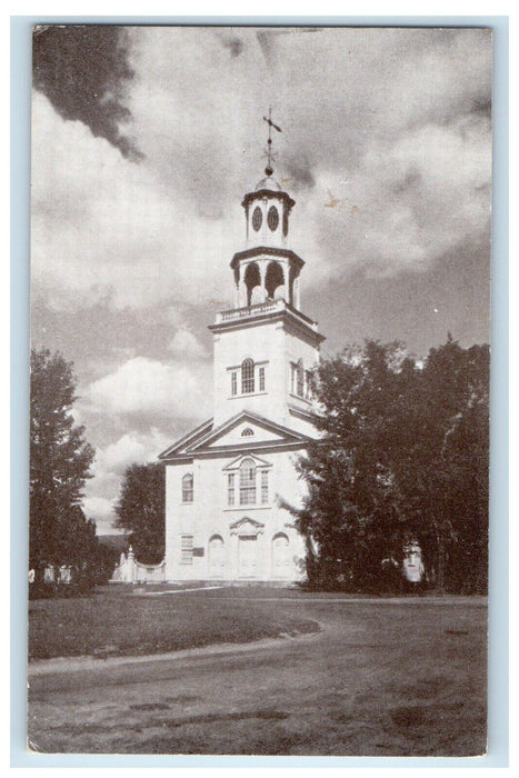 Old First Church Of Bennington Vermont VT, Colonial Shrine Vintage Postcard