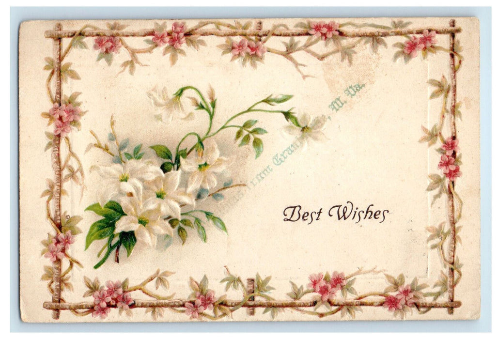 1908 Greetings from Grant County Virginia WV Posted Antique Postcard