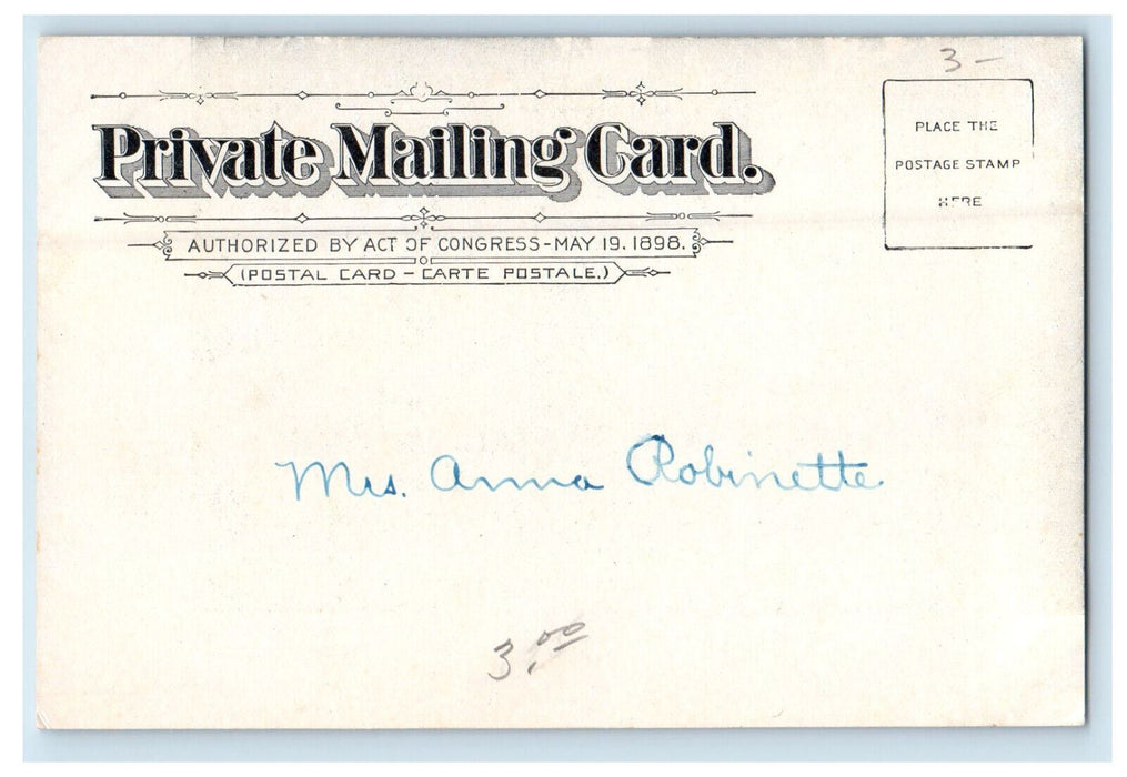 c1900s Studebaker Spring Winona Lake Indiana IN Antique PMC Postcard