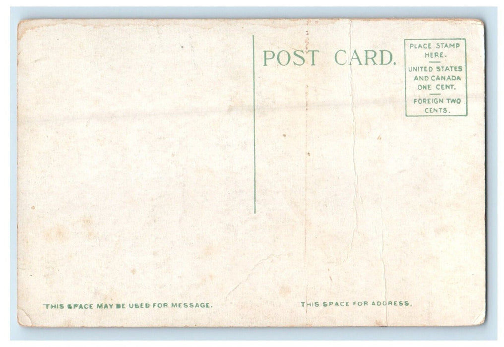 Ayer Massachusetts MA, High School Building Unposted Vintage Postcard