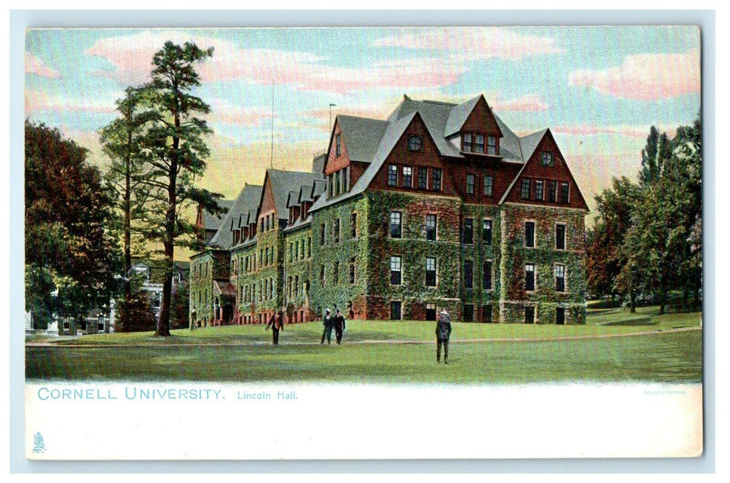 c1905 Tuck's Cornell University Lincoln Hall Ithaca New York NY Postcard