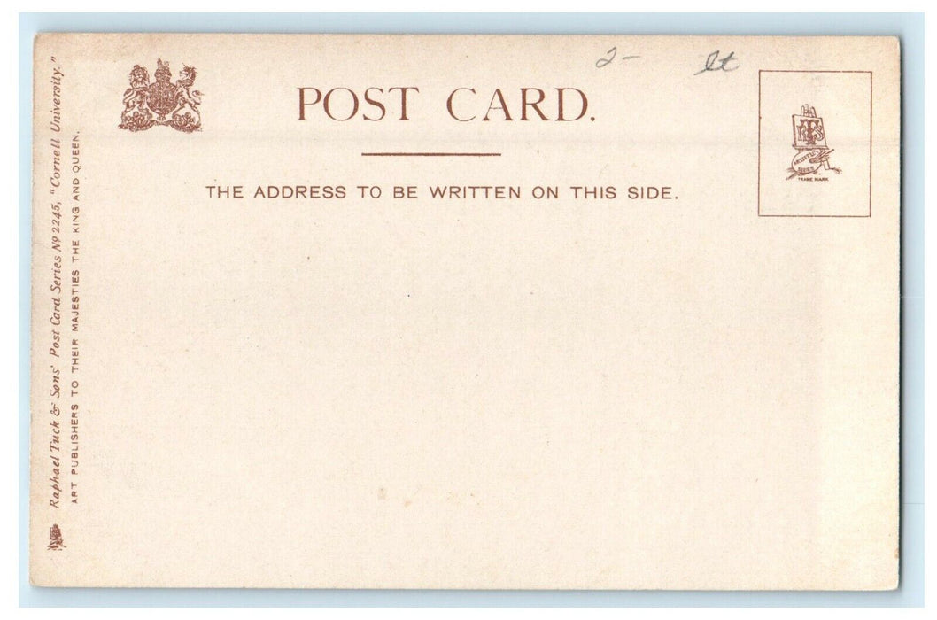 c1905 Tuck's Cornell University Lincoln Hall Ithaca New York NY Postcard
