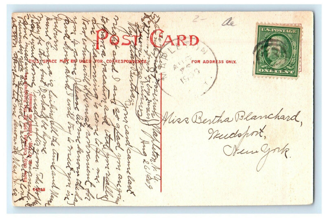 1909 Sage Chapel Cornell University Ithaca New York NY Posted Antique Postcard