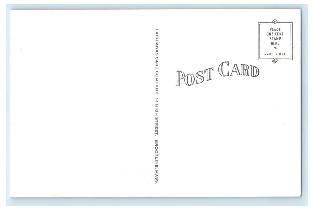 c1950s Dairy Farm, Granby, Massachusetts MA Unposted Vintage Postcard