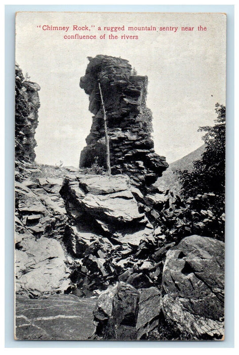 Chimney Rock Rugged Mountain Sentry Confluence River Harpers Ferry WV Postcard