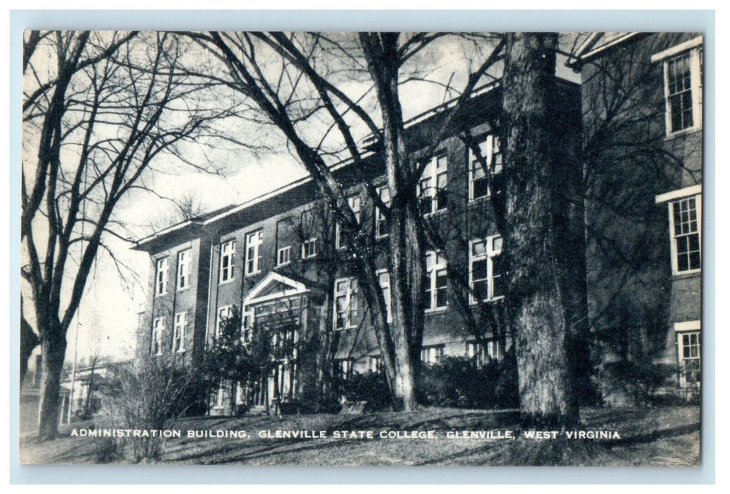 c1910 Administration Building, Glenville State College, Glenville WV Postcard