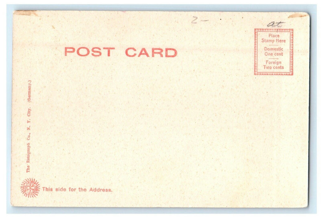 c1905 Sage Chapel Cornell University Ithaca New York NY Rotograph Postcard
