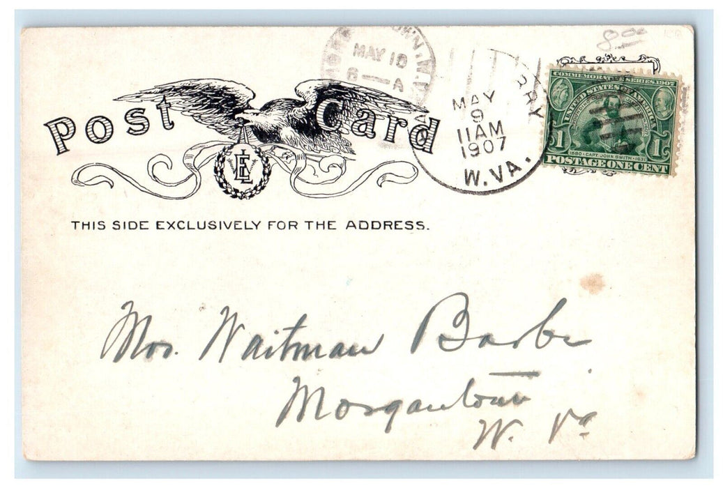 1907 Scene Of The Capture Of Brown Harpers Ferry WV, Greetings Postcard