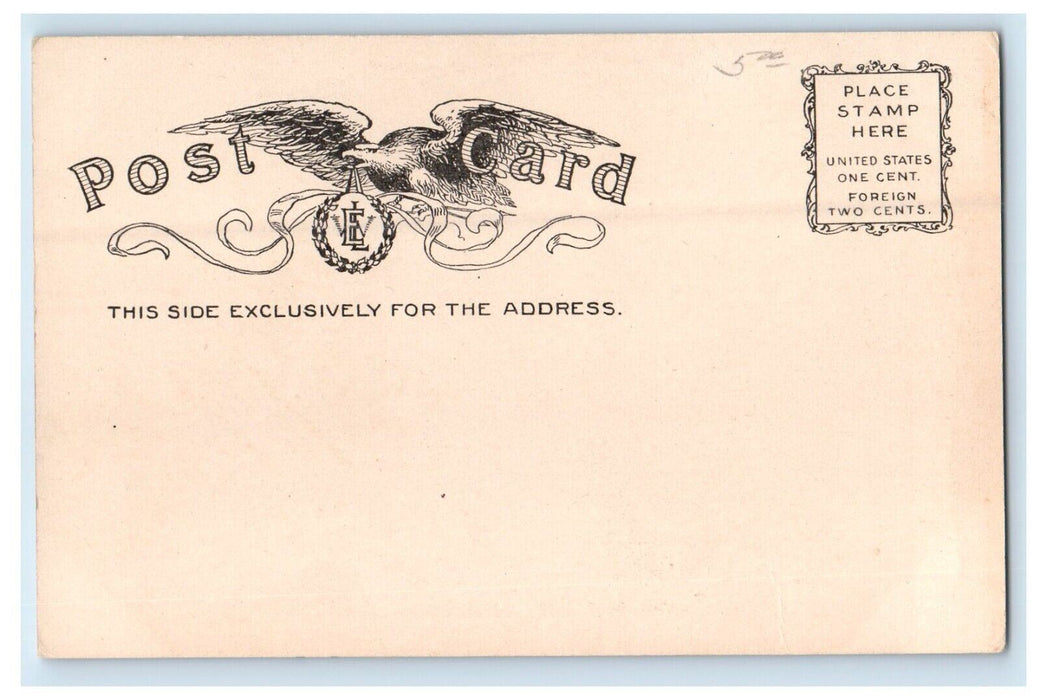Looking Eastwood Magazine Hill Top House, Greetings Harpers Ferry WV Postcard