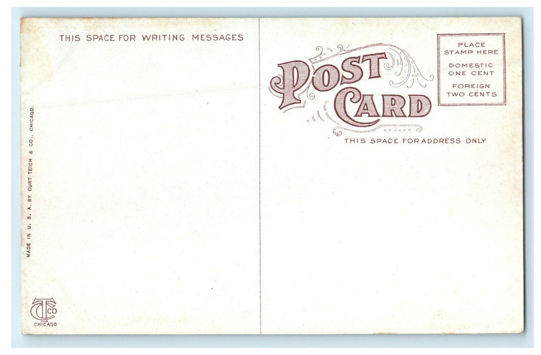 c1910's Hotel Windemere Street View Chicago Illinois IL Antique Postcard