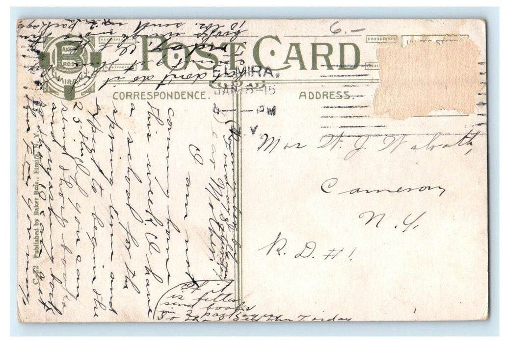 c1910's Reformatory Shops And Trade School Elmira New York NY Antique Postcard