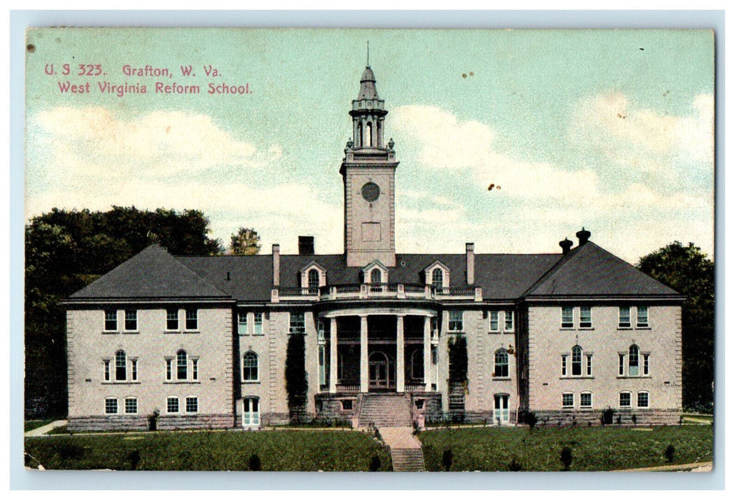 c1910 West Virginia Reform School, Grafton West Virginia WV Postcard