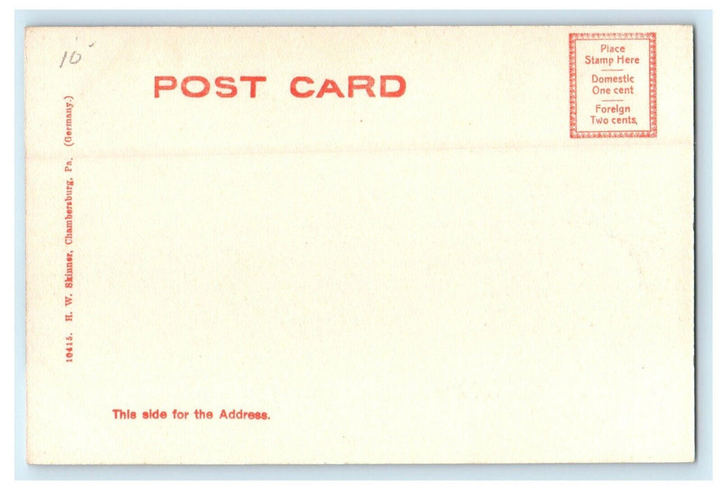 Conococheague Creek Back Of Wilson College Chambersburg Pennsylvania PA Postcard