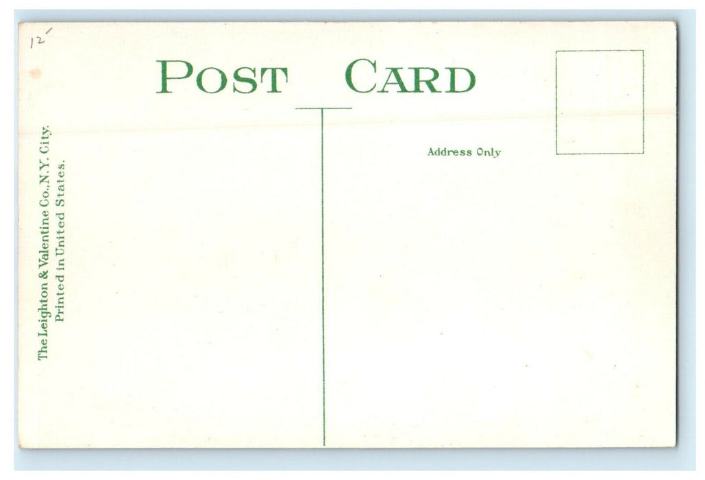 c1910 Wesley Lake Boat Ocean Grove New Jersey NJ Unposted Antique Postcard