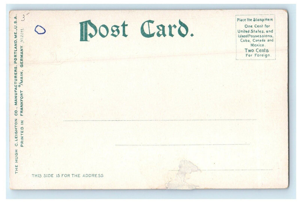 c1906 First Post Office, Haverhill, Massachusetts MA Antique Postcard