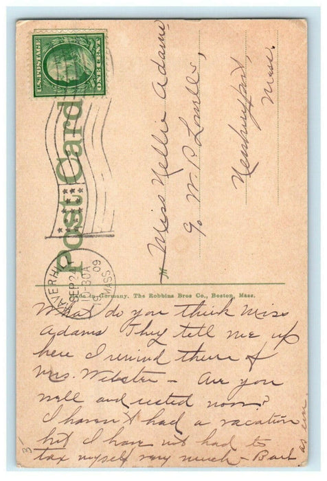 c1909 View of Hale Hospital in Haverhill, Massachusetts MA Antique Postcard