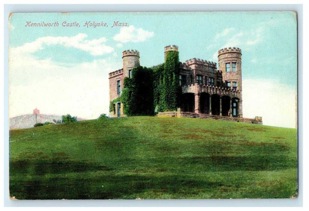 c1910 Kennilworth Castle, Holyoke, Massachusetts MA Antique Postcard