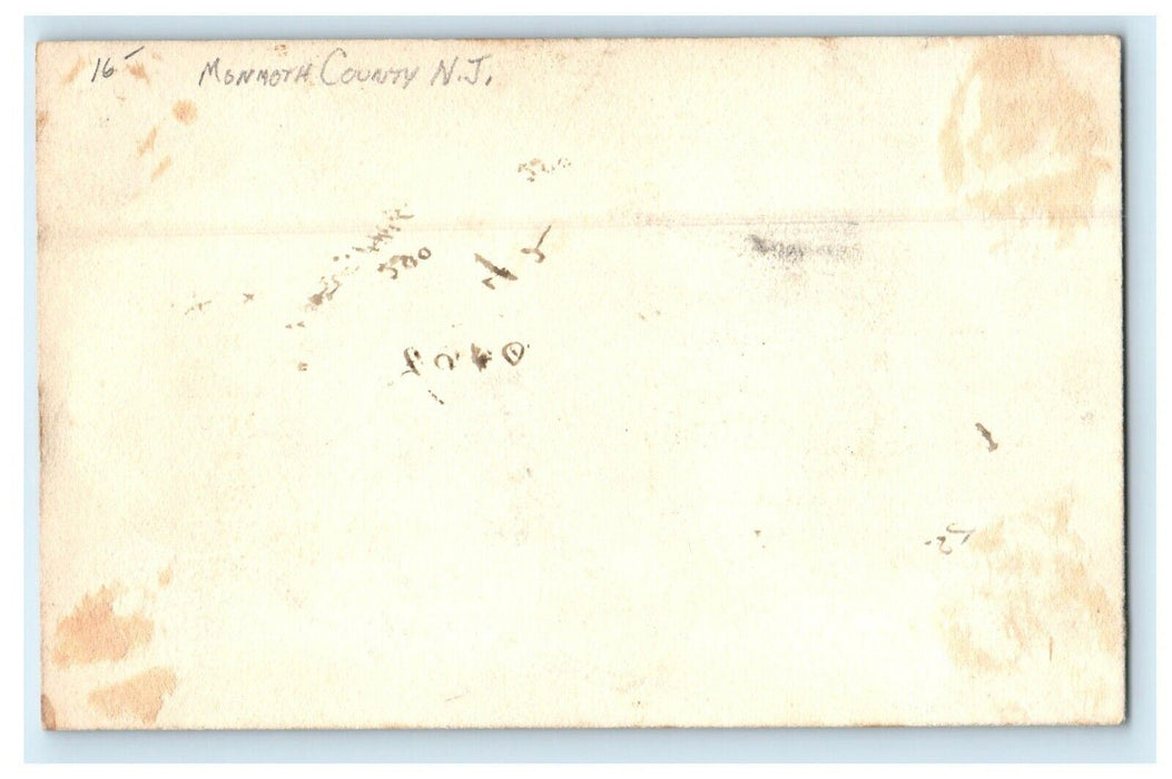 c1905 Monmouth County Ely Horse Stable Advertising Announcement Asbury Park Card