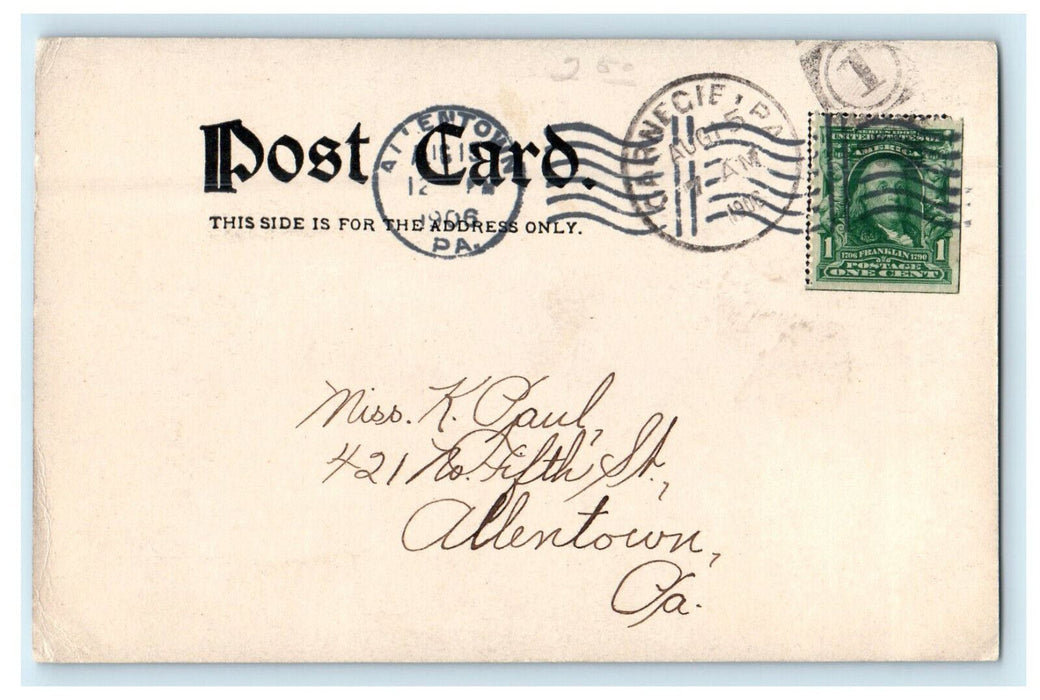 1906 Multiview of Hotels and Parks, Pittsburgh, Pennsylvania PA Postcard