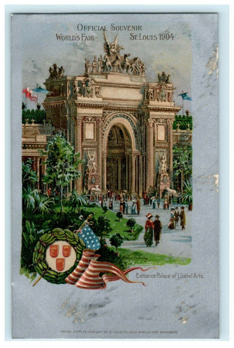 1904 Palace Liberal Arts World's Fair St. Louis Missouri MO Antique Postcard