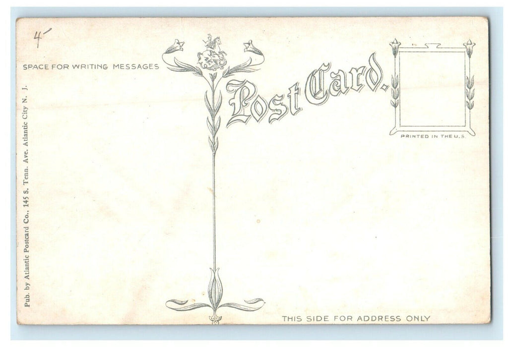 St. James Protestant Episcopal Church Atlantic City New Jersey NJ Postcard