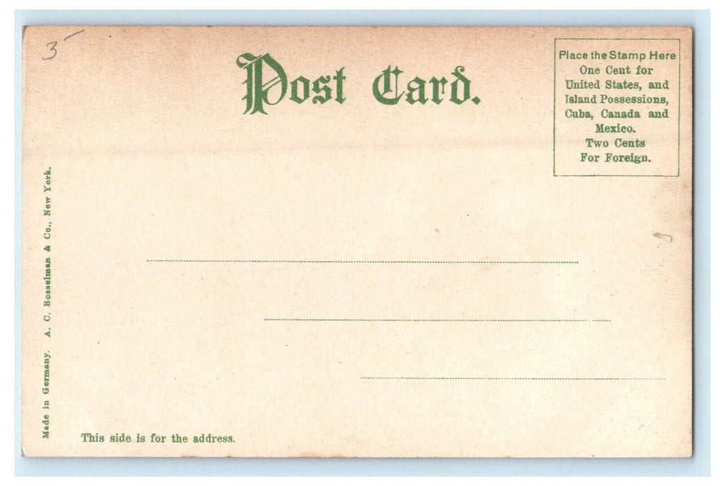 c1906 Soldiers Monument, Hampden Park, Holyoke, Massachusetts MA Postcard