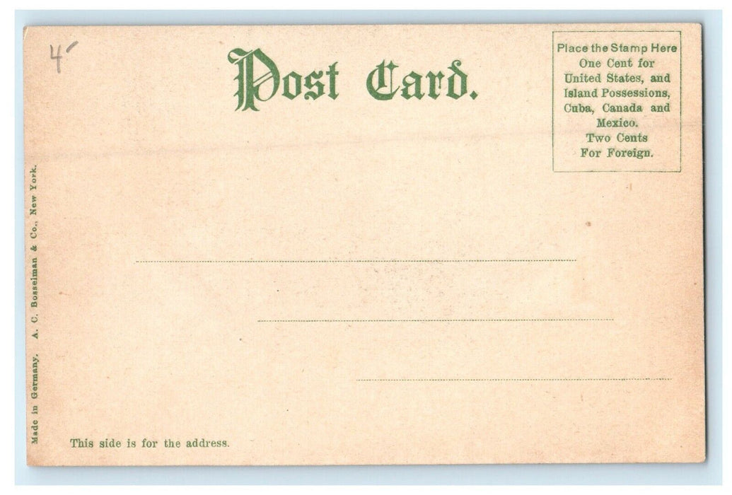 c1906 The Great Dam, Holyoke, Massachusetts MA Unposted Antique Postcard