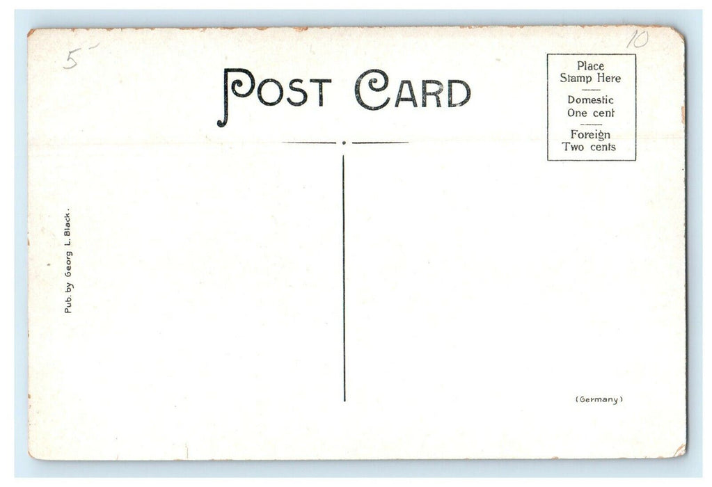 c1910 St. Columba's R.C Church South Street Newark New Jersey NJ Postcard