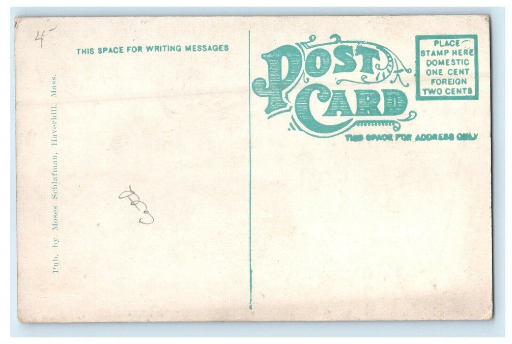 c1909 St. James Church, Haverhill, Massachusetts MA Antique Postcard