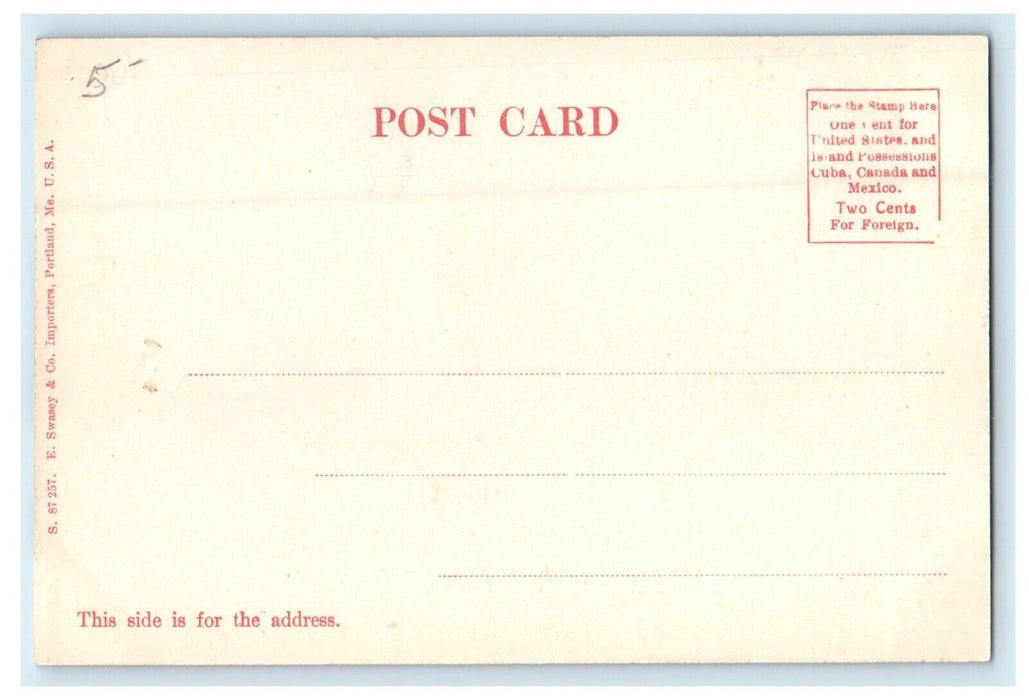 c1906 Universalist Church and Monument, Haverhill, Massachusetts MA Postcard