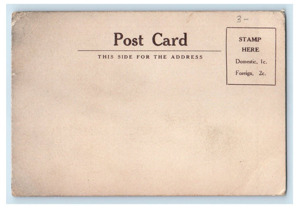 c1910 Cycle and Automobile Trade Journal Advertising Couple Unposted Postcard