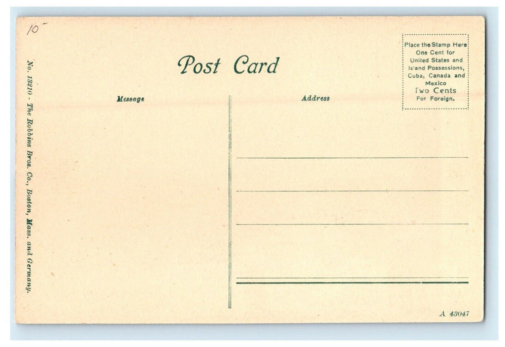 c1909 People and Tranvia Scene in Haverhill, Massachusetts MA Postcard