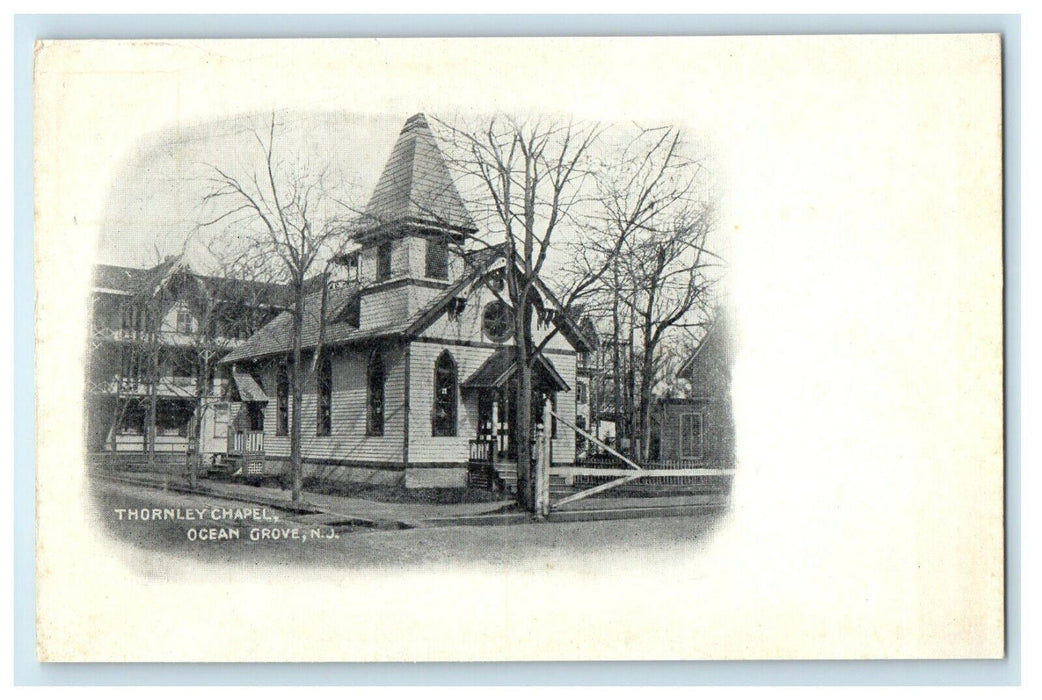 c1910 Thorney Chapel Ocean Grove New Jersey NJ Antique Postcard