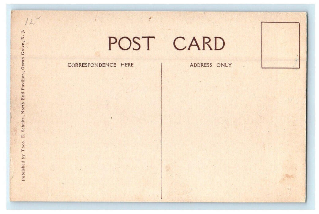 c1910 Thorney Chapel Ocean Grove New Jersey NJ Antique Postcard