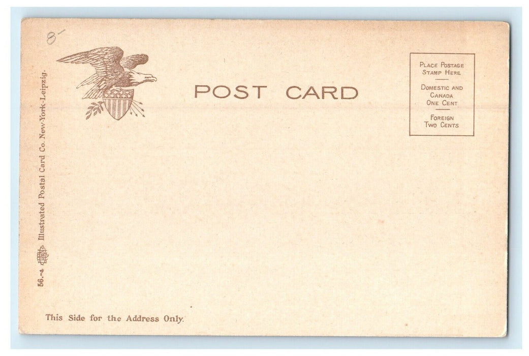 c1905 Watching Passing Yachts Boat At Asbury Park New Jersey NJ Antique Postcard