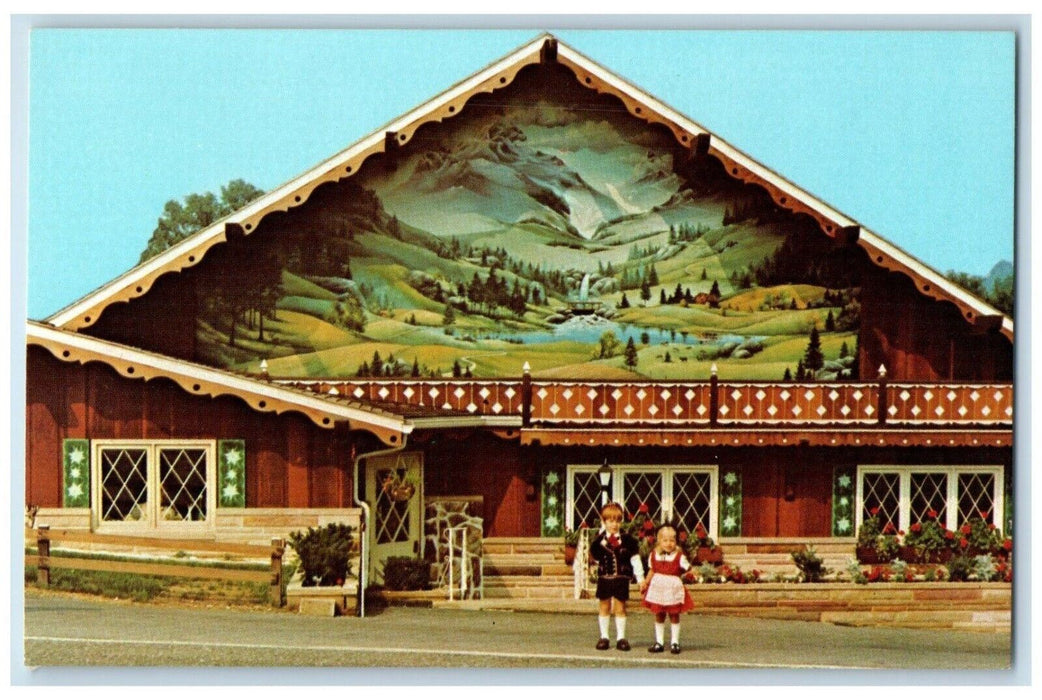 c1960's Guggisberg Cheese Little Boy Girl Doughty Valley Ohio OH Postcard