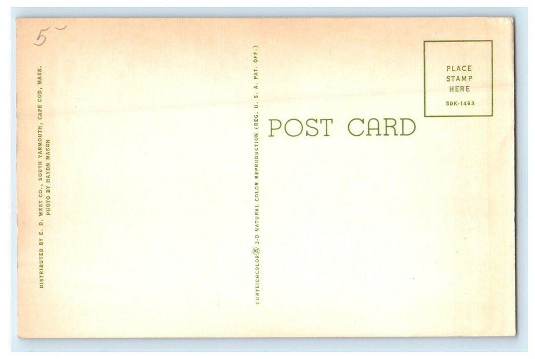 c1946 Holy Trinity Catholic Church, West Harwich on Cape Cod MA Postcard