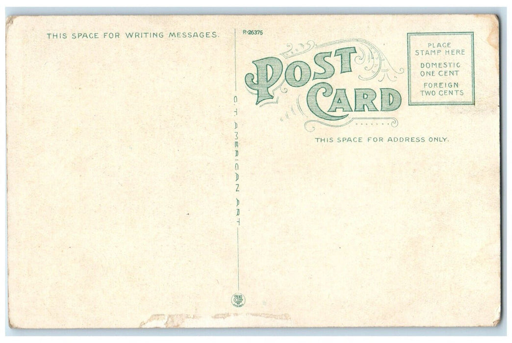 c1920's Memorial M.E. Church Street View White Plains New York NY Postcard