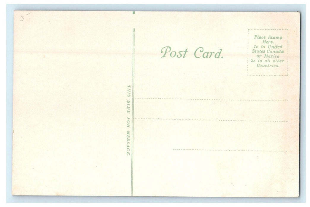 c1912 Man Standing at Whittier's Bridge, Haverhill, Massachusetts MA Postcard
