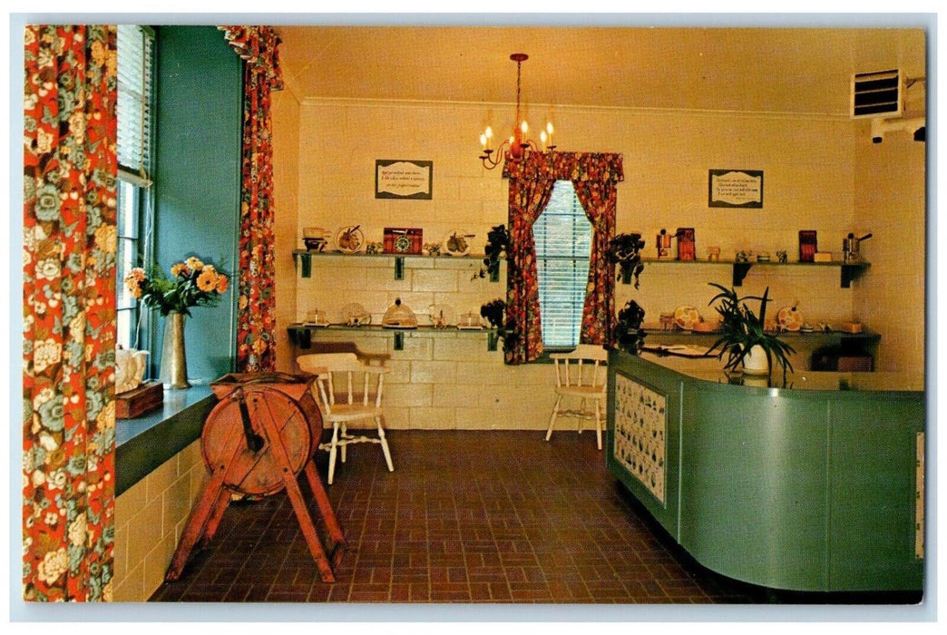 The Sales Room Of Grafton Village Cheese Co, Grafton Vermont VT Vintage Postcard