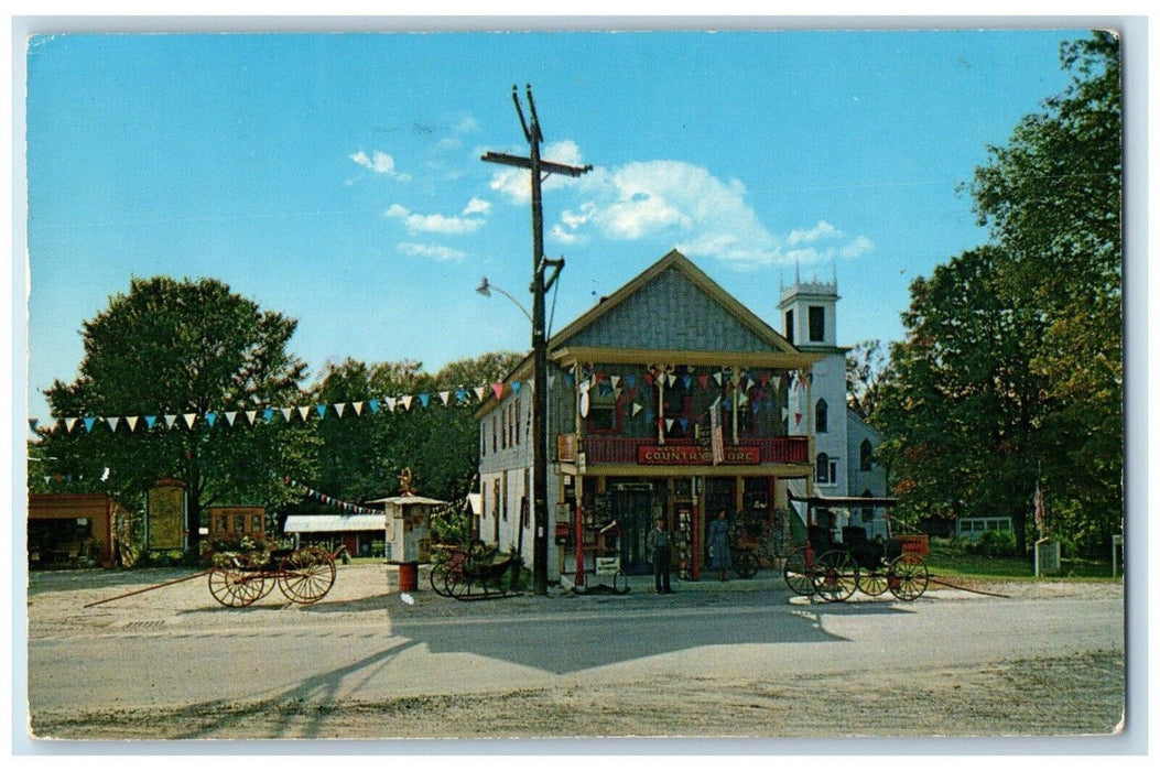 1959 West Townshend Country Store Wagon West Townshend Vermont VT Postcard