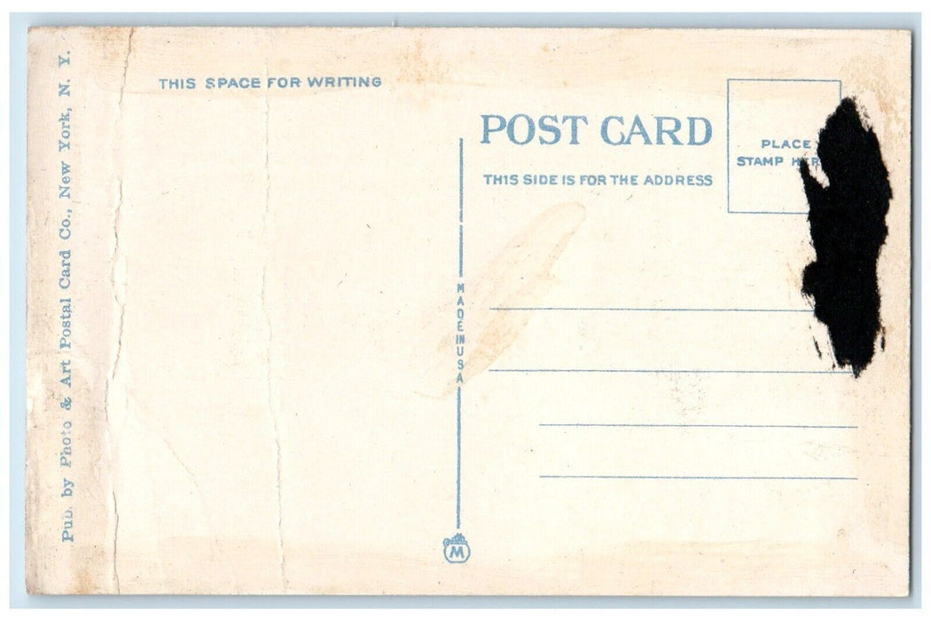 c1930's Constantinople Restaurant Dining Room 30th Street New York NY Postcard