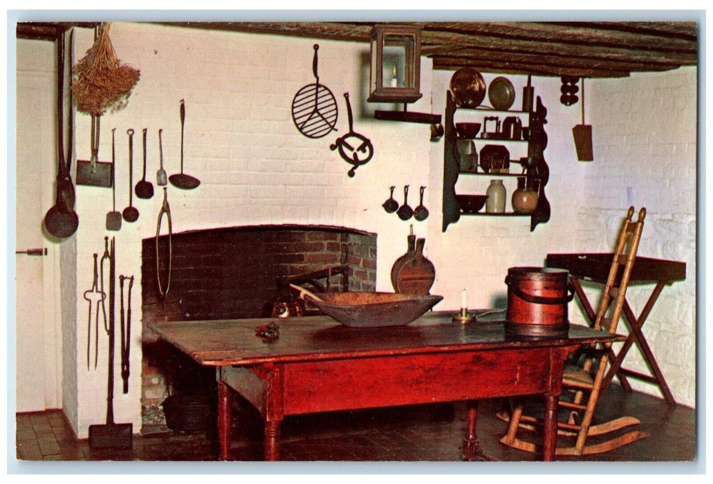 William Henry Harrison Warming Kitchen At Grouseland New York NY Postcard