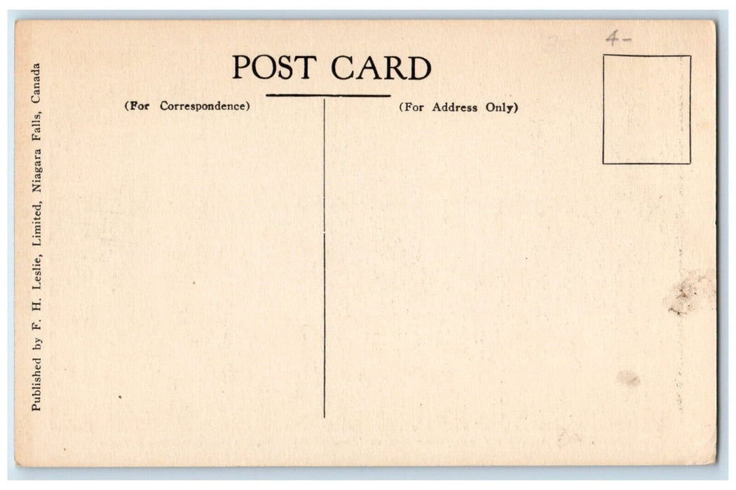 Interior St. Andrew's Presbyterian Church Niagara On The Lake Ontario Postcard