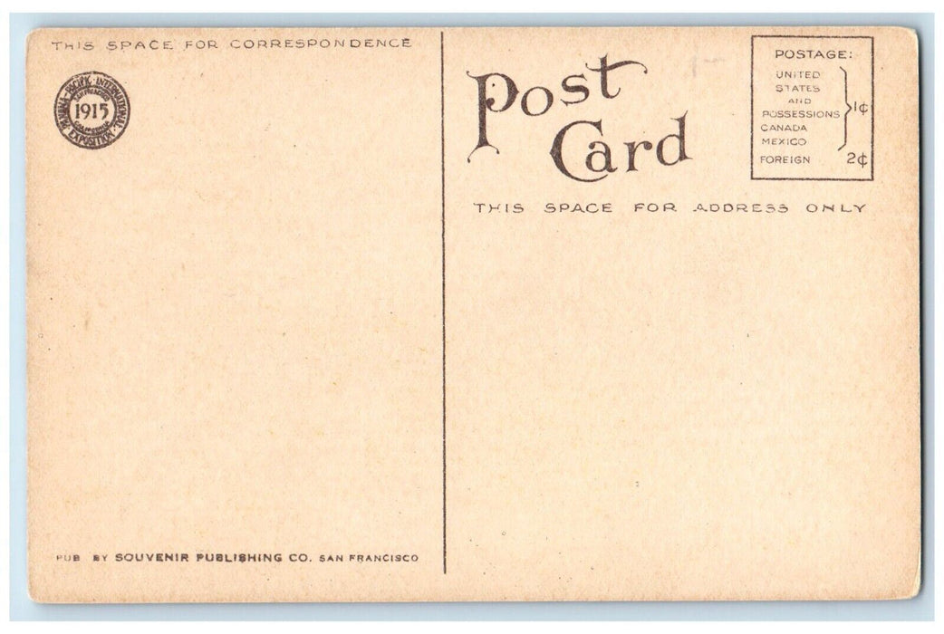 c1910's Sacramento River Canyon Railroad Train At Shasta Springs CA Postcard